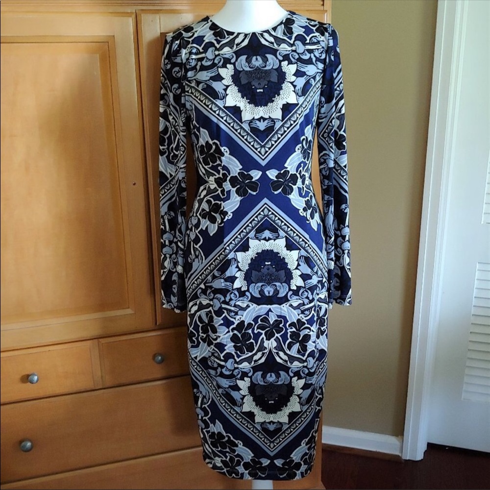 Maggy London Geometric Sheath Dress